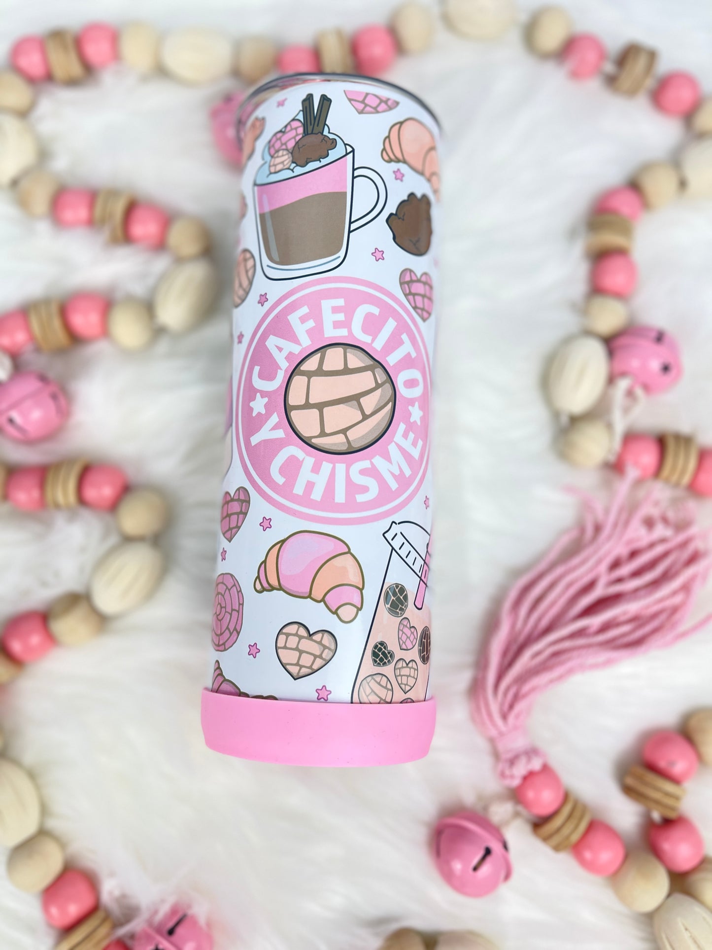 Cafecito Y Chisme - Valentine's Day Tumbler