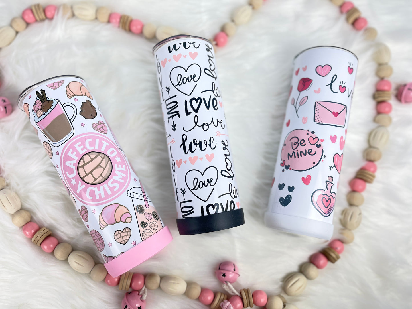 Cafecito Y Chisme - Valentine's Day Tumbler