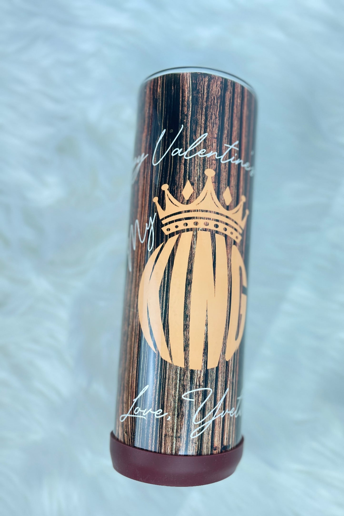 Happy Valentine's Day My King - Valentine's Day Tumbler
