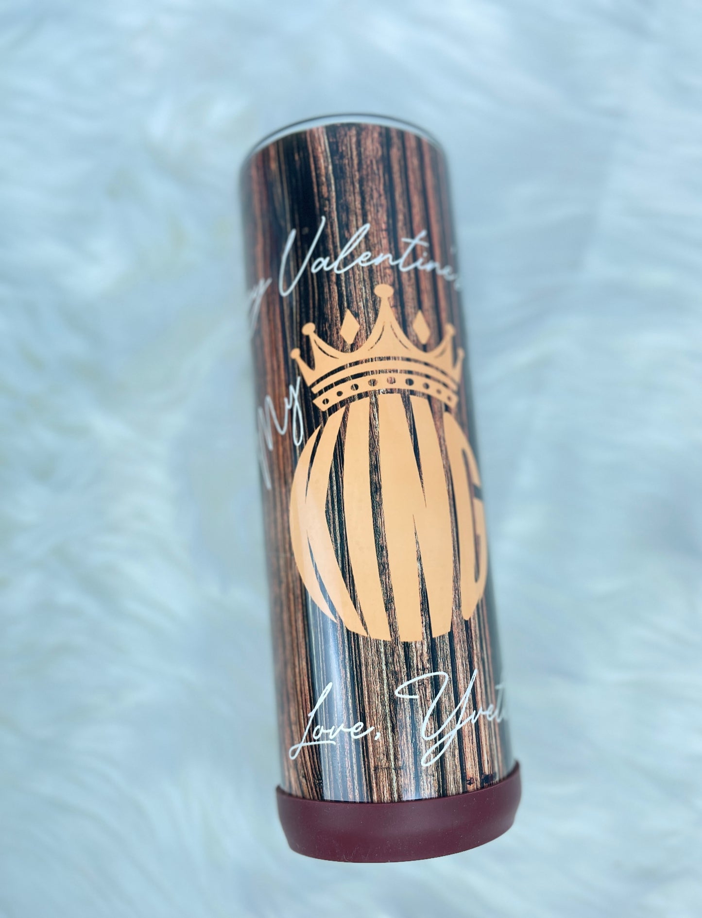 Happy Valentine's Day My King - Valentine's Day Tumbler