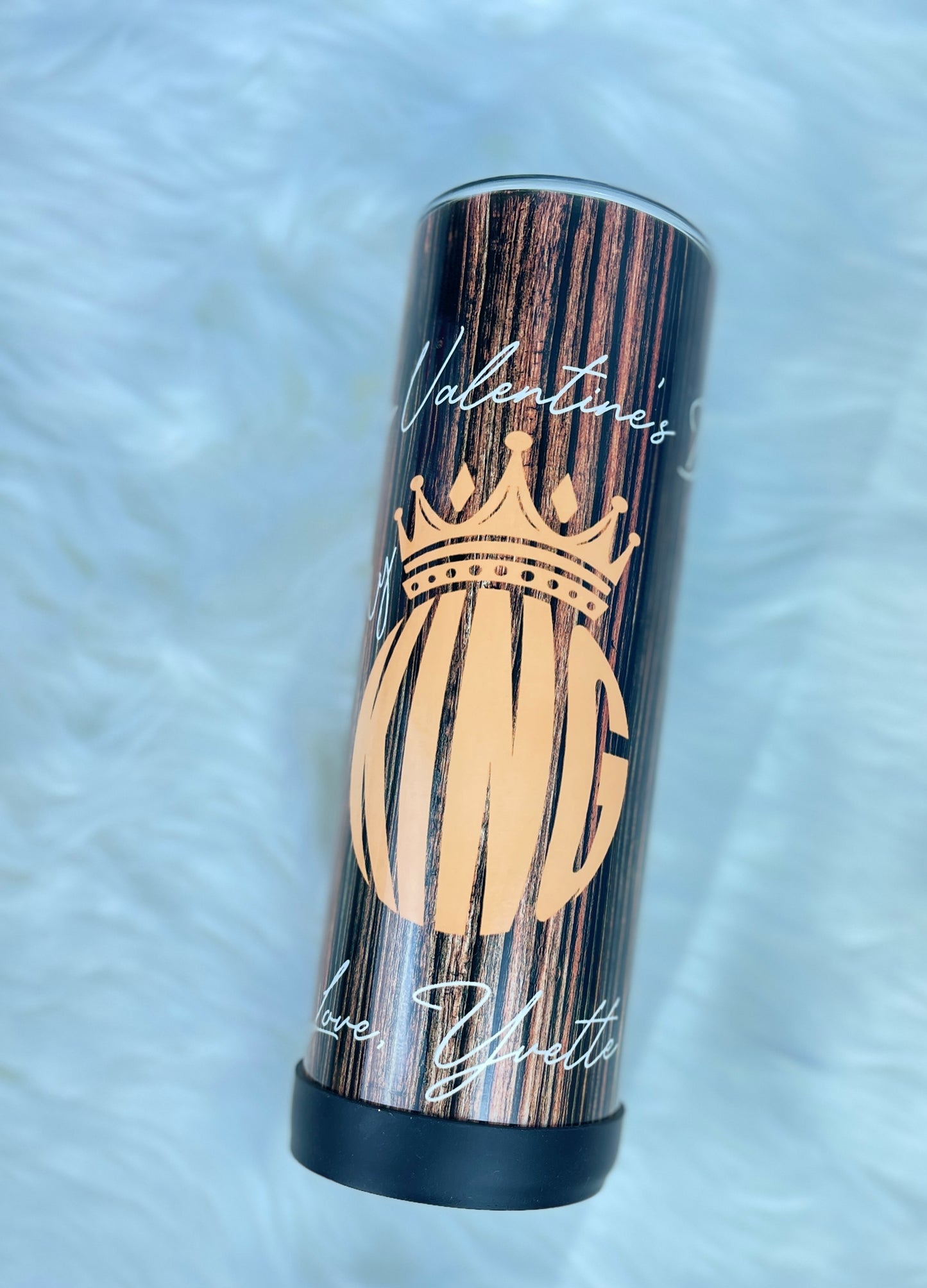 Happy Valentine's Day My King - Valentine's Day Tumbler