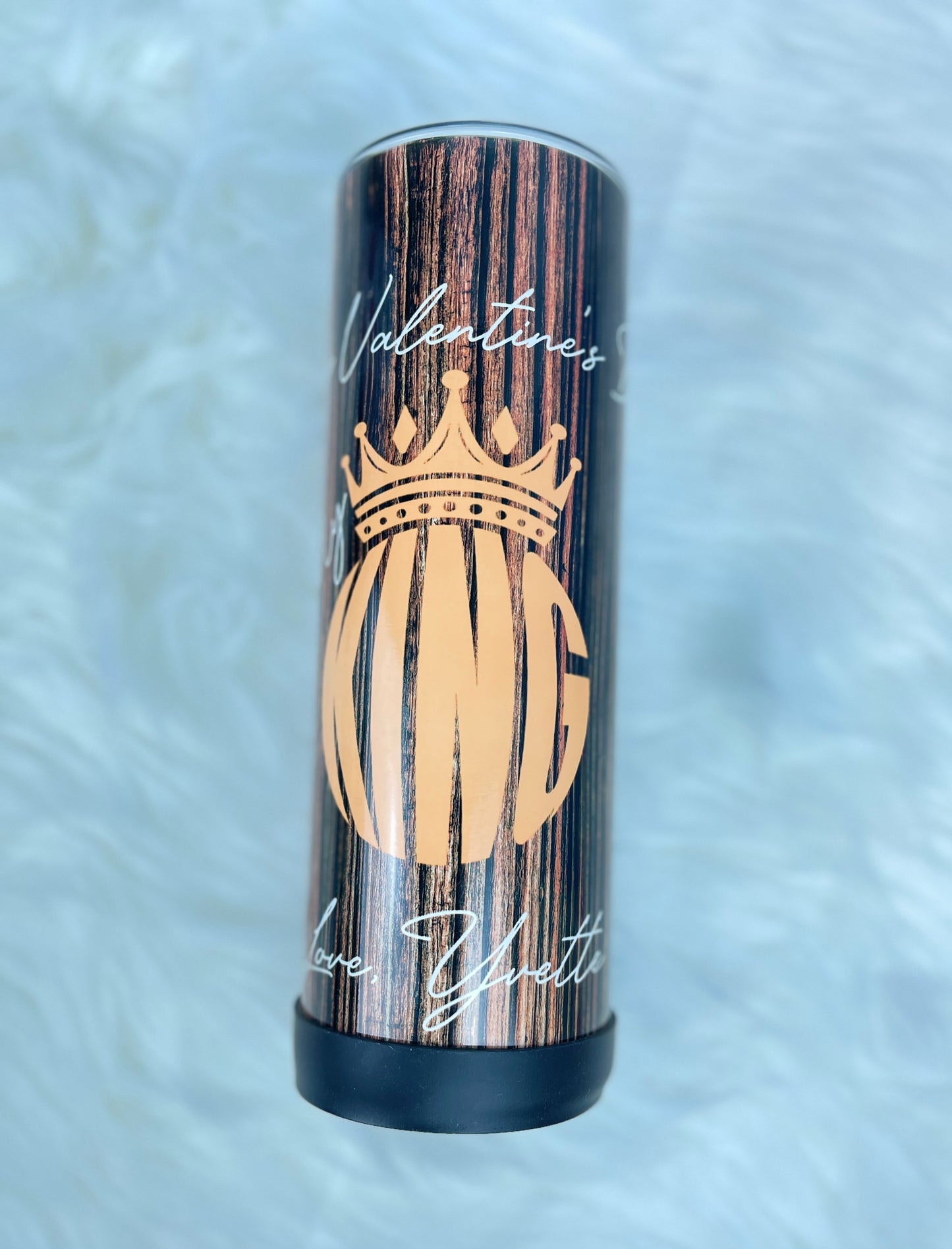 Happy Valentine's Day My King - Valentine's Day Tumbler