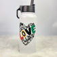 Choose Love Not Hate MLK Jr. Quote - Black History Month Water Bottle with Handle