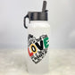 Choose Love Not Hate MLK Jr. Quote - Black History Month Water Bottle with Handle