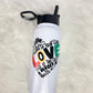 Choose Love Not Hate MLK Jr. Quote - Black History Month Water Bottle with Handle