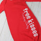 FREE KISSES Infant Gown for Valentine's Day