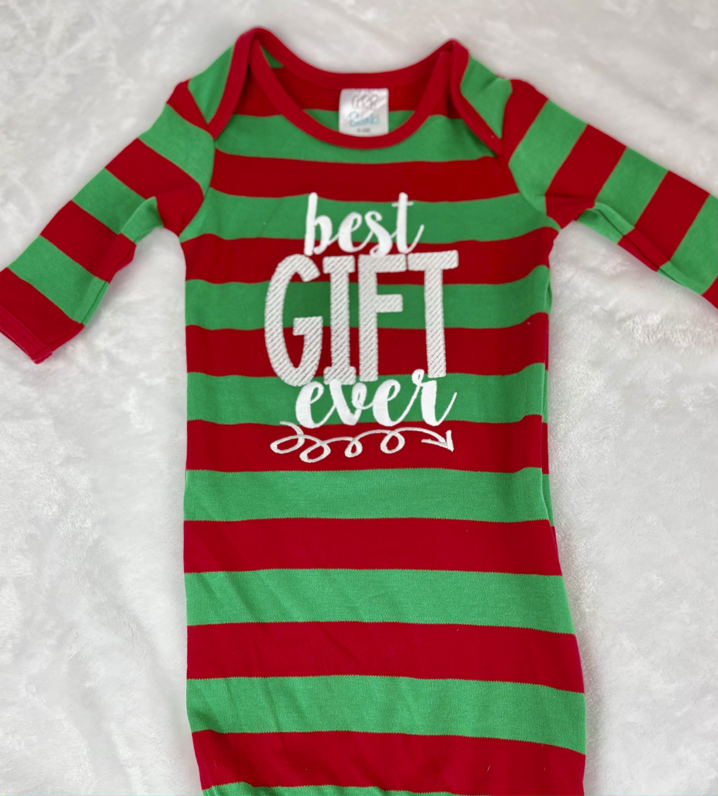 Holiday Baby Gown - Best Gift Ever