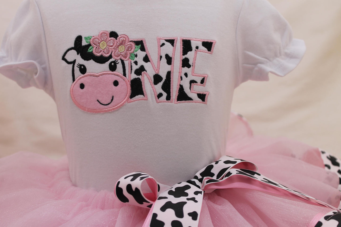 1st BIRTHDAY - Strawberry Milk Tutu & Tee