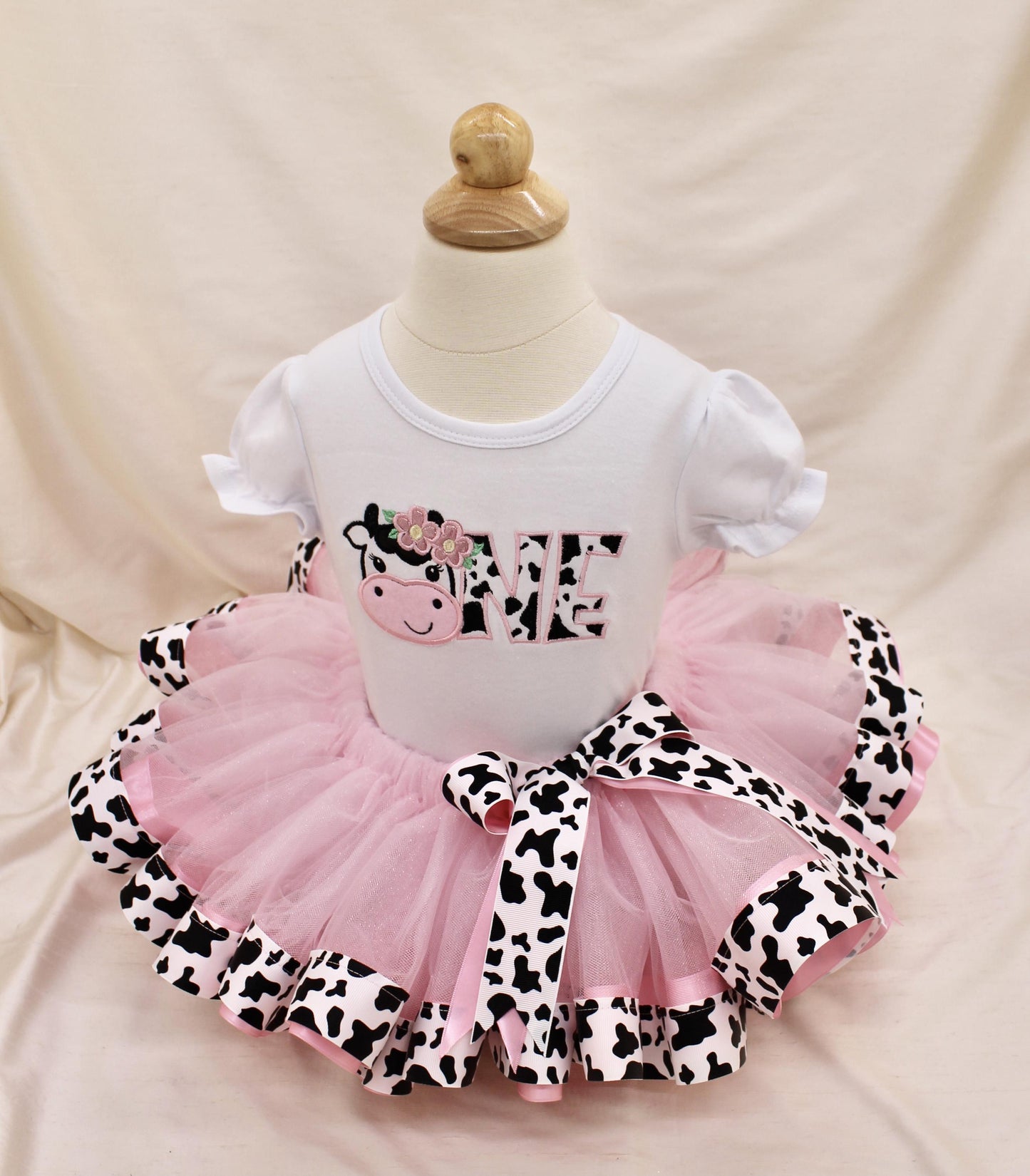 1st BIRTHDAY - Strawberry Milk Tutu & Tee