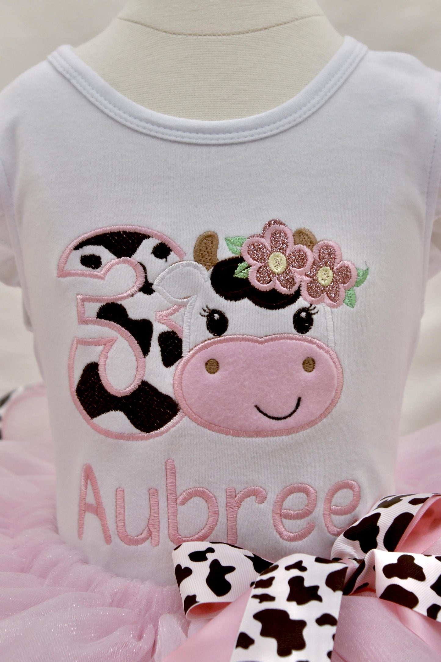 CUSTOM BIRTHDAY - Strawberry Milk Tutu & Shirt (Choose Any Age)