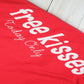 FREE KISSES Infant Gown for Valentine's Day